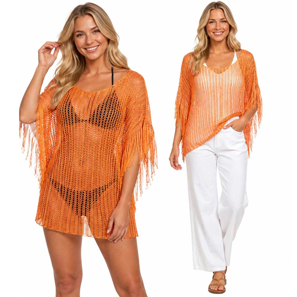 2570 - Fishnet Poncho/Swim Suit Cover-ups