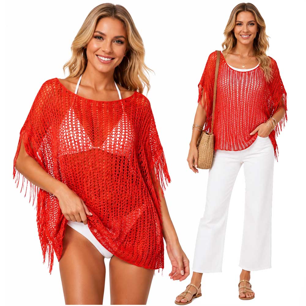2570 - Fishnet Poncho/Swim Suit Cover-ups