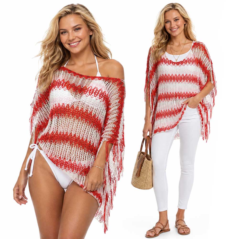 2570 - Fishnet Poncho/Swim Suit Cover-ups
