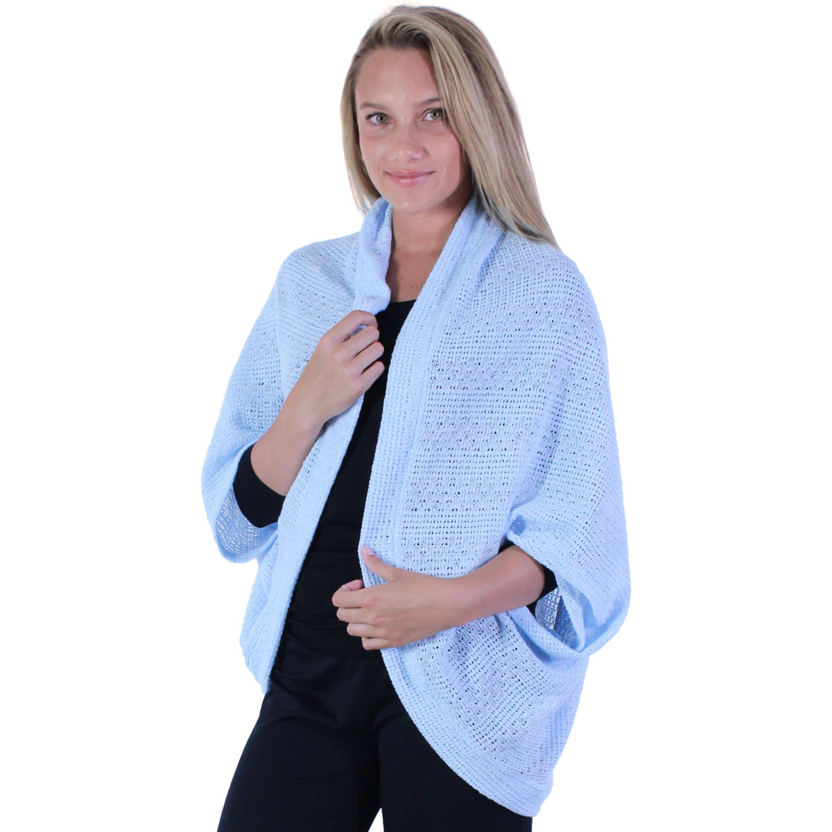 2971 - Cozy Knit Shrugs