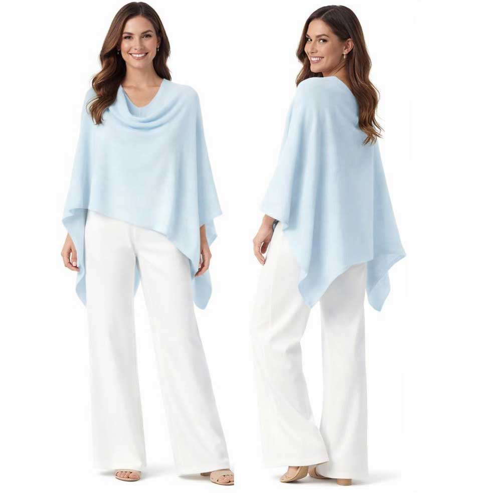 8672 - Cashmere Feel Ponchos 