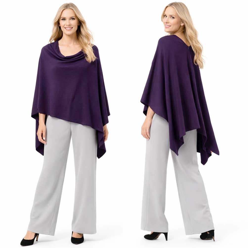 8672 - Cashmere Feel Ponchos 