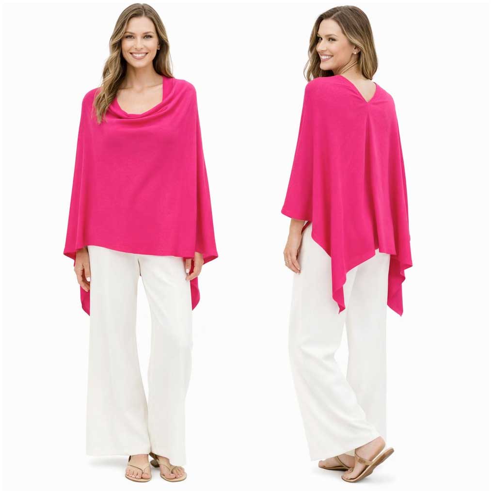 8672 - Cashmere Feel Ponchos 