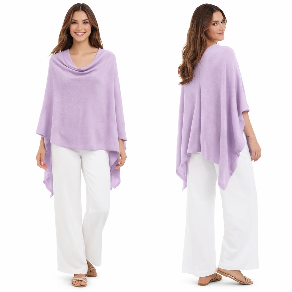 8672 - Cashmere Feel Ponchos 