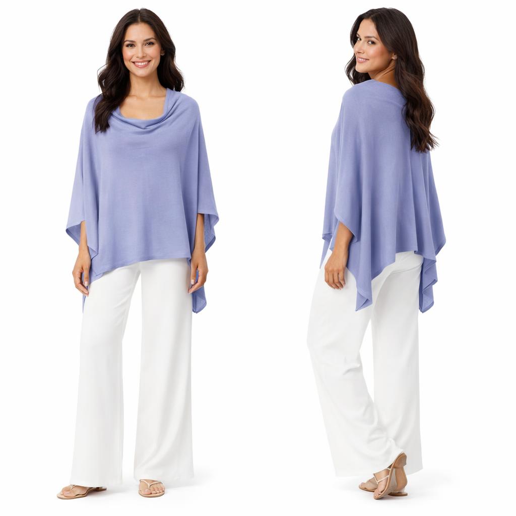 8672 - Cashmere Feel Ponchos 