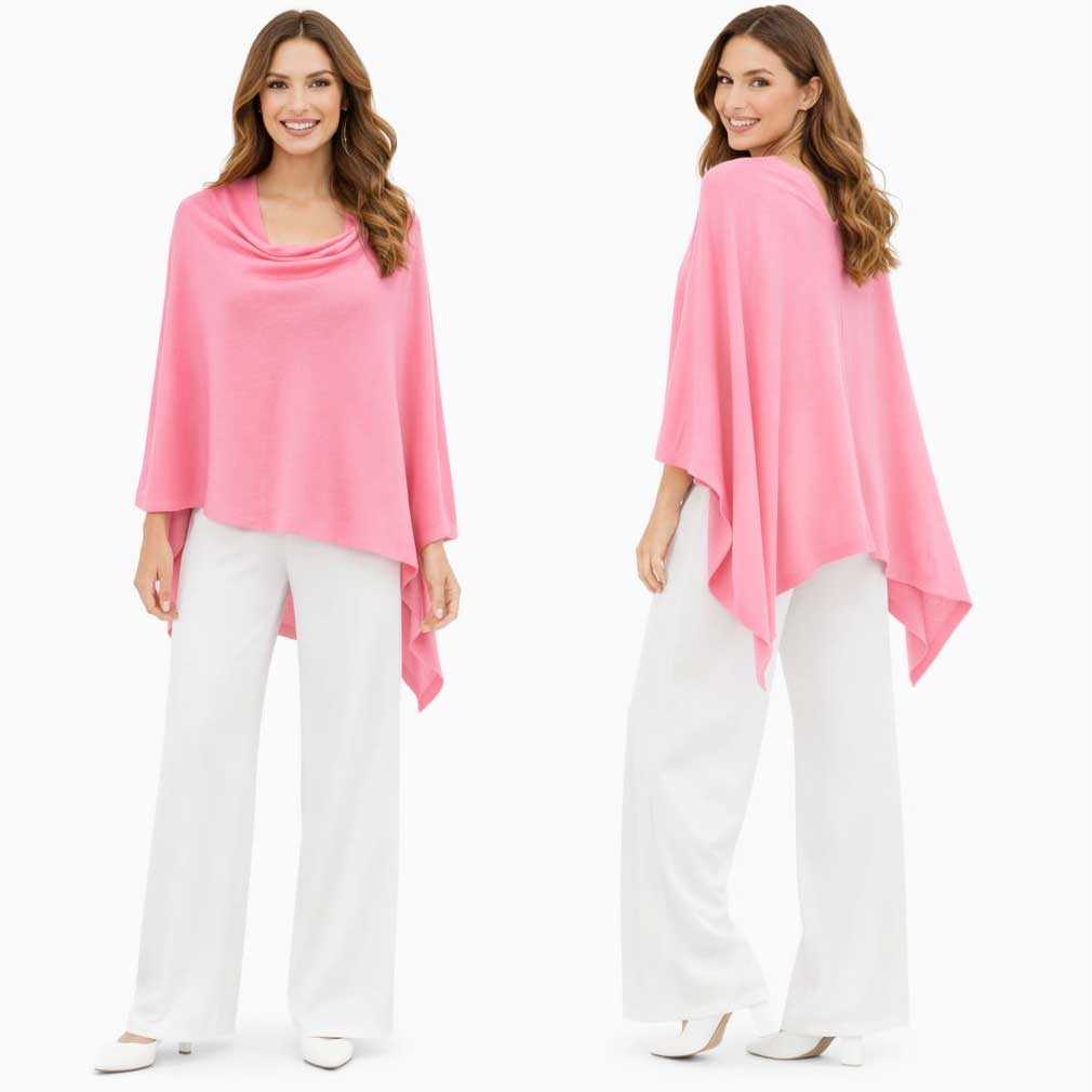 8672 - Cashmere Feel Ponchos 
