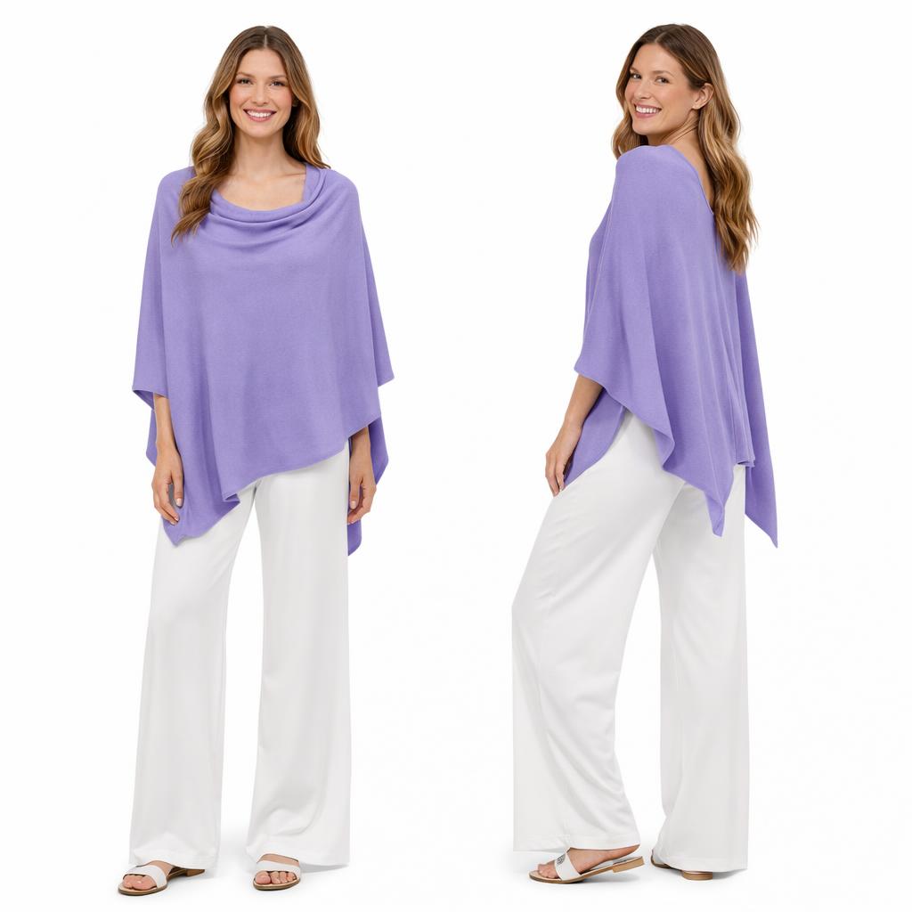 8672 - Cashmere Feel Ponchos 