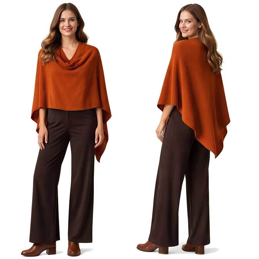 8672 - Cashmere Feel Ponchos