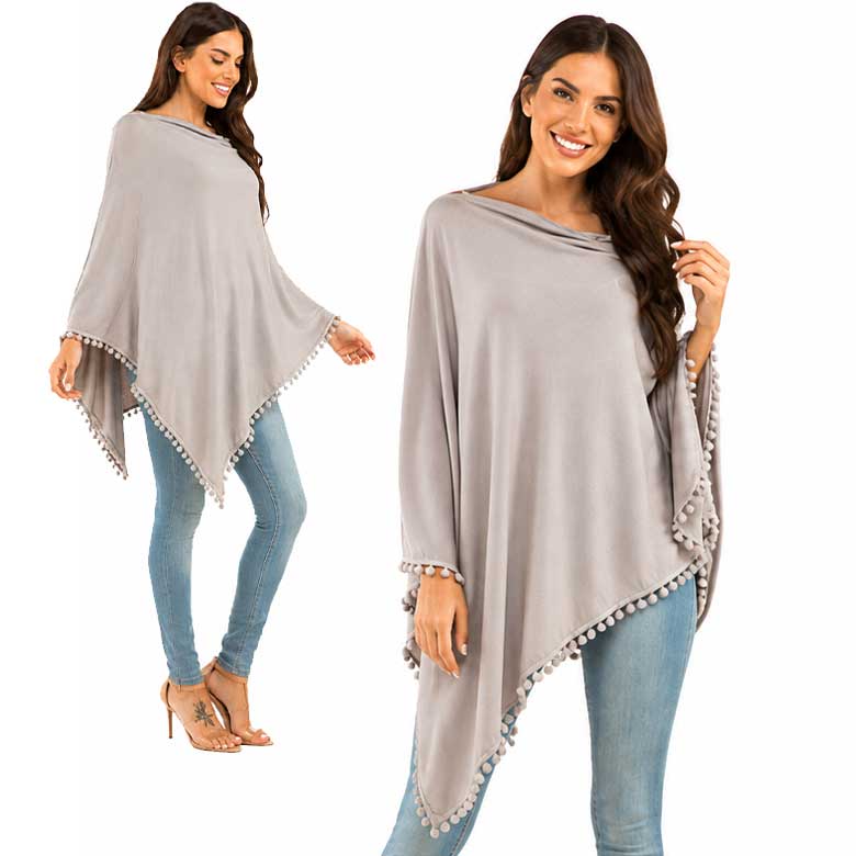 9442 - Pom Pom Ponchos