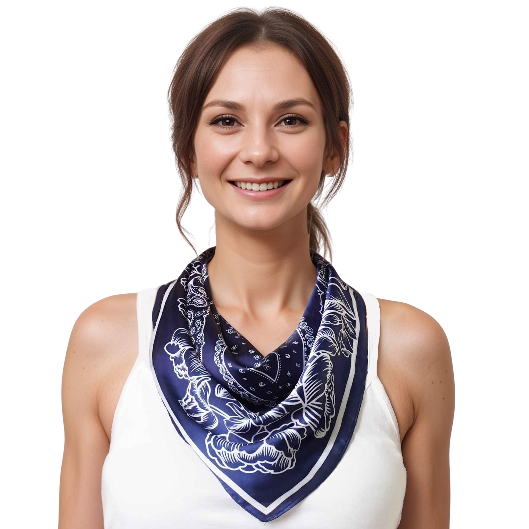 3413 - Light Satin Neckerchief Squares