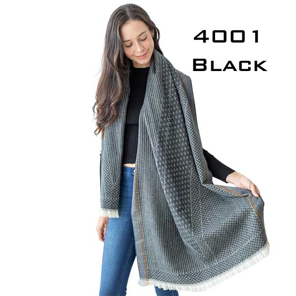 4001 - Cashmere Touch Printed Shawl