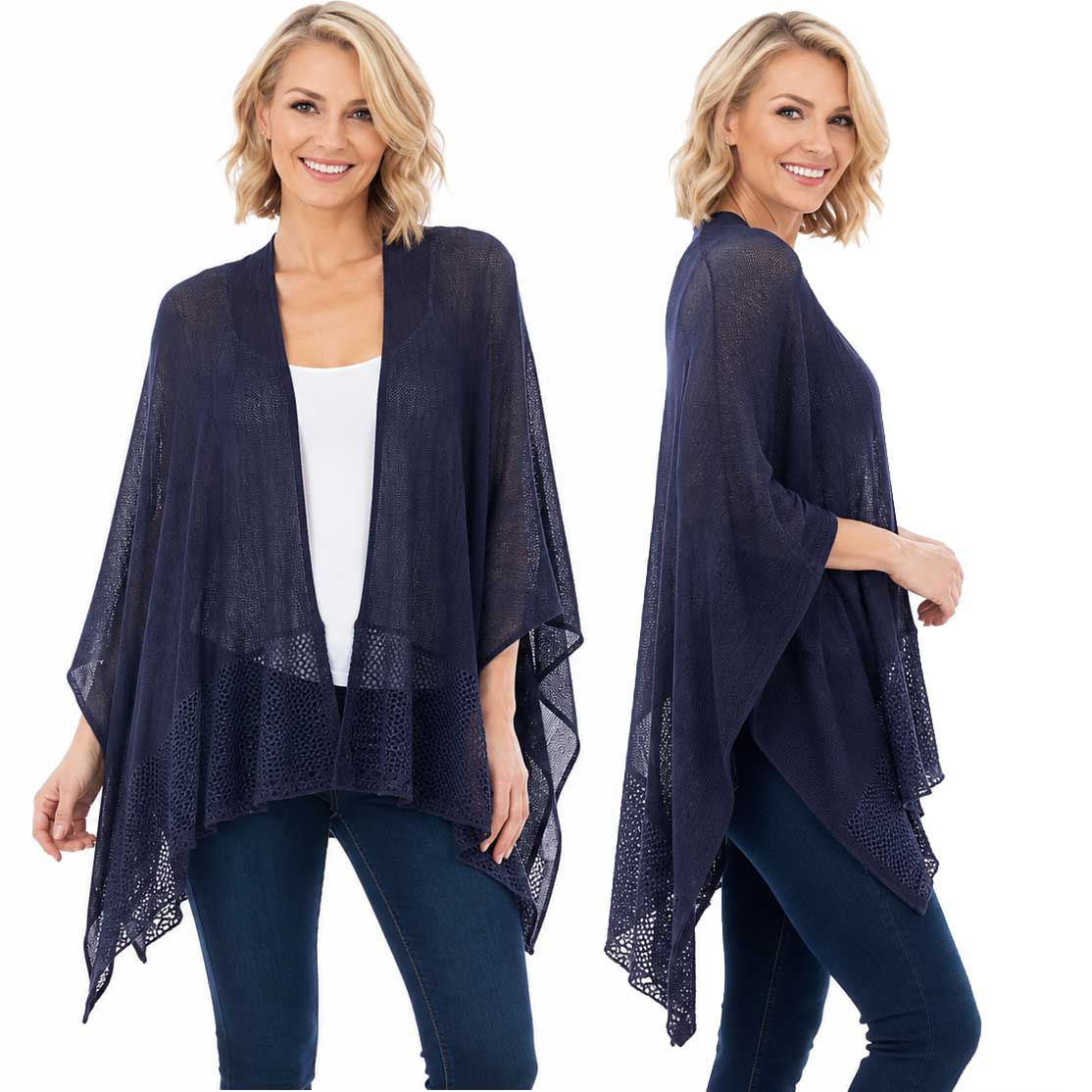 1C15 - Light Weight Knit Ruanas