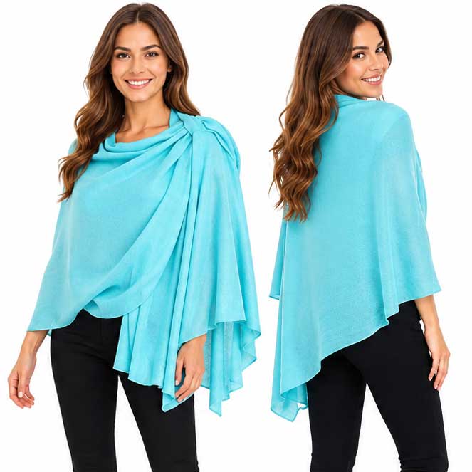 4213 - Cashmere Feel Loop Pull Thru Wrap