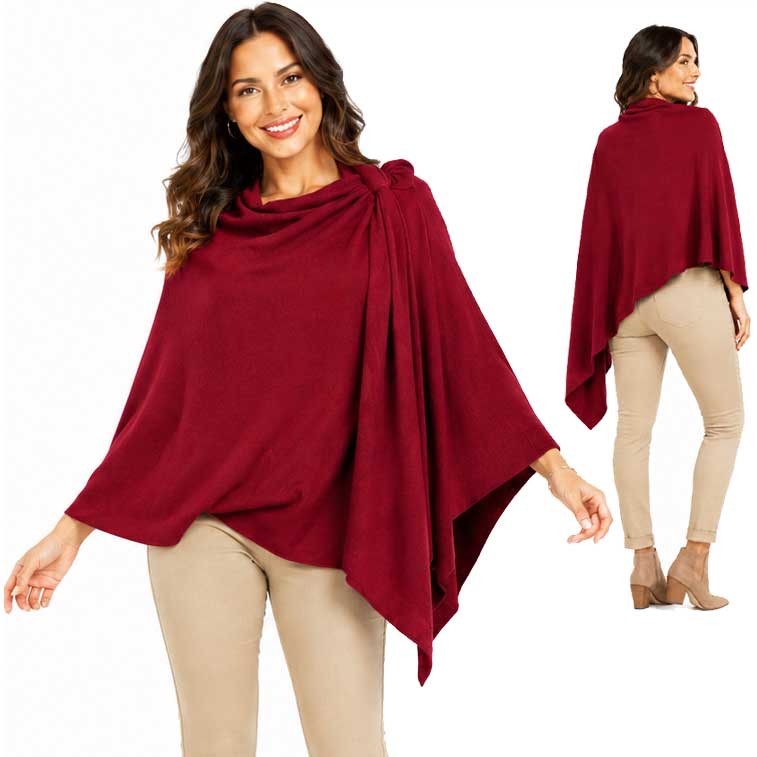 4213 - Cashmere Feel Loop Pull Thru Wrap