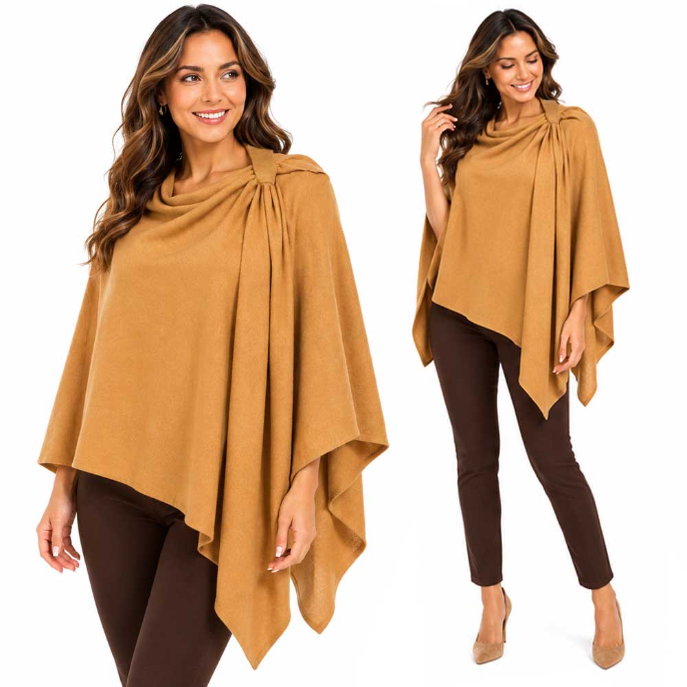 4213 - Cashmere Feel Loop Pull Thru Wrap
