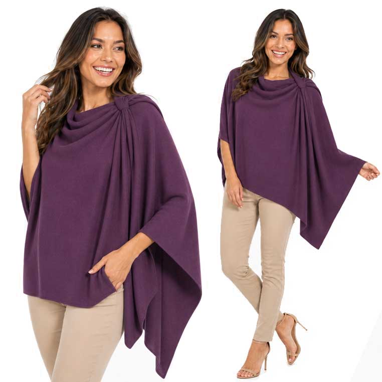 4213 - Cashmere Feel Loop Pull Thru Wrap
