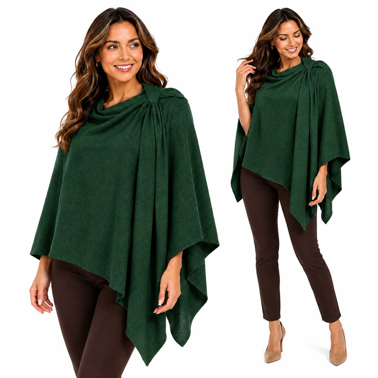 4213 - Cashmere Feel Loop Pull Thru Wrap