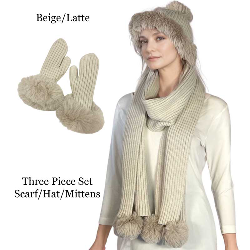 3744 - Hand Made Knitted Winter Sets