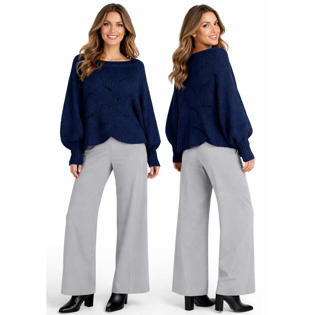 4271 - Sweater Ponchos w/Sleeves