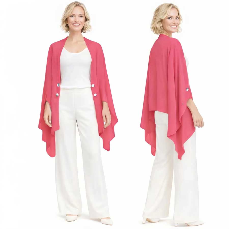 3845 - Georgette Button Boleros