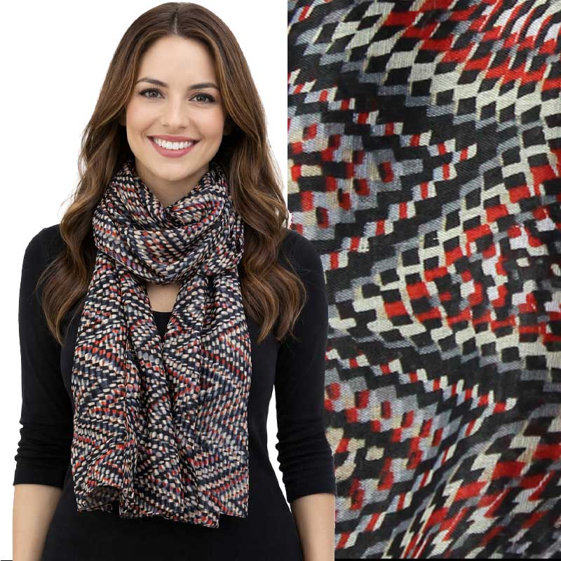 3861 - Assorted Cotton Feel Summer Scarves