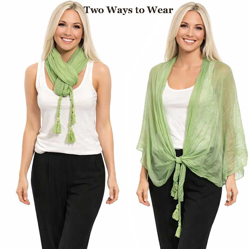 3861 - Assorted Cotton Feel Summer Scarves