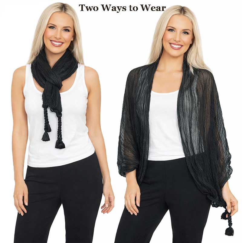 3861 - Assorted Cotton Feel Summer Scarves