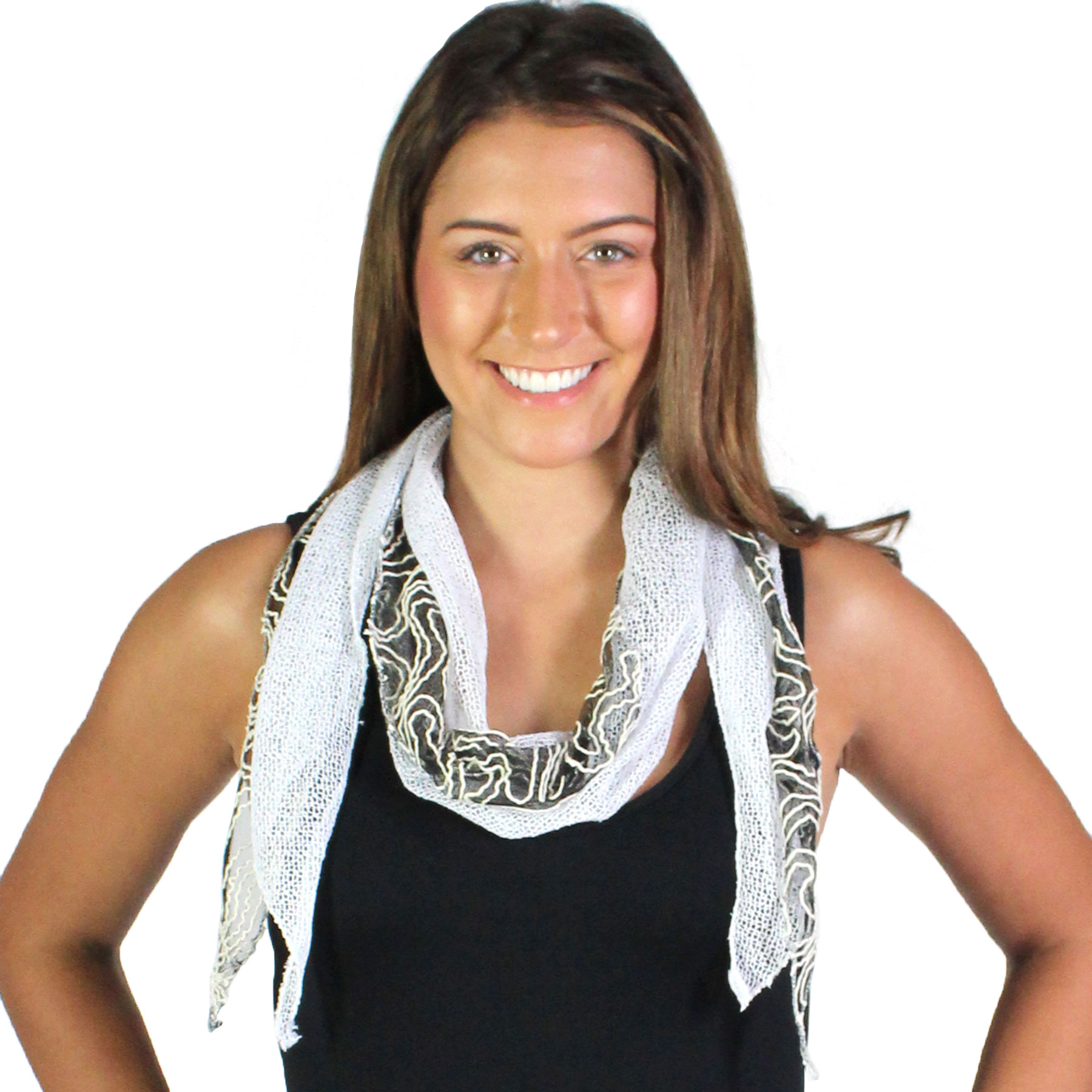 3861 - Assorted Cotton Feel Summer Scarves