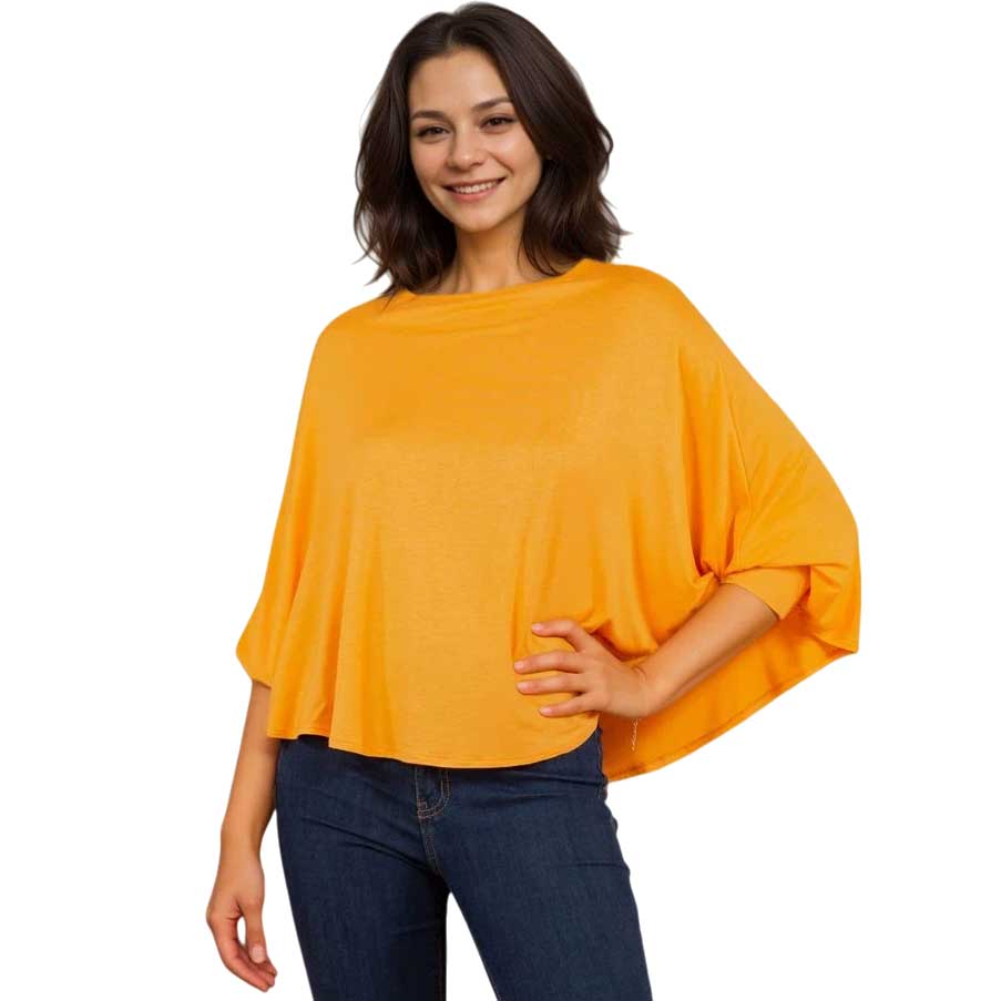 1818 - Jersey Poncho with Sleeves