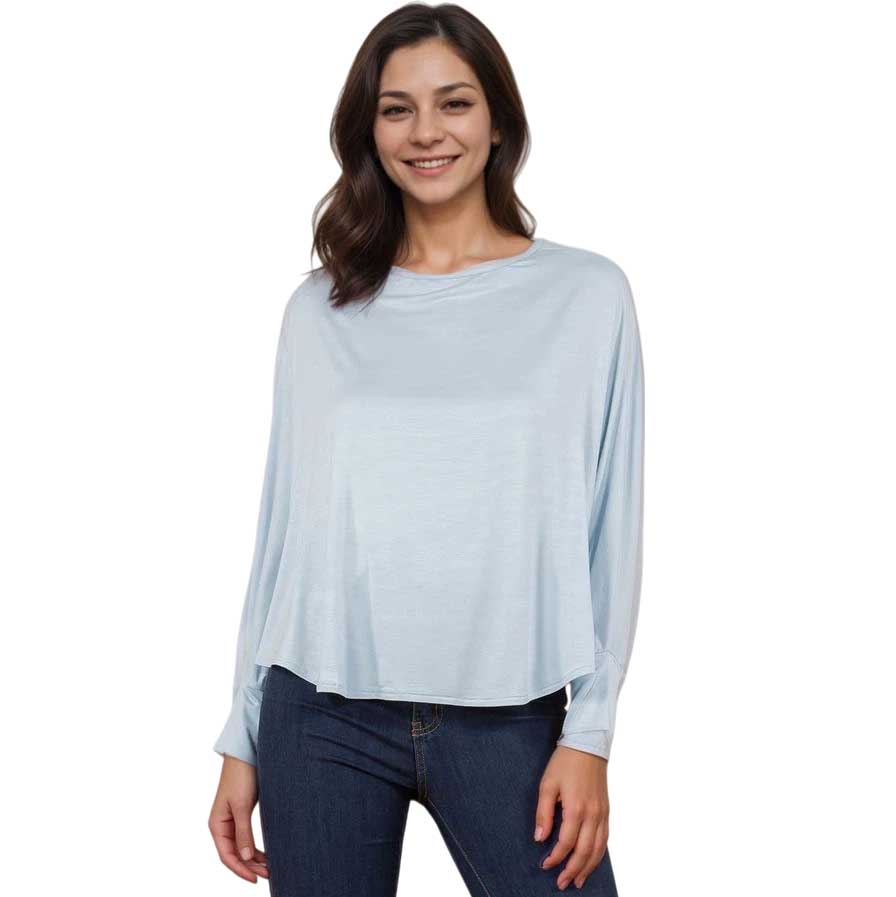 1818 - Jersey Poncho with Sleeves