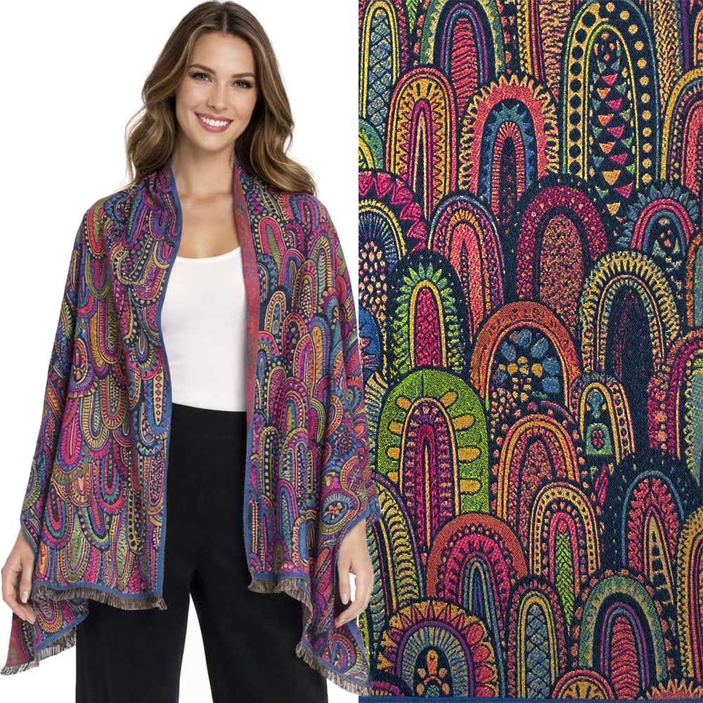3898 - Cashmere Feel Shawls