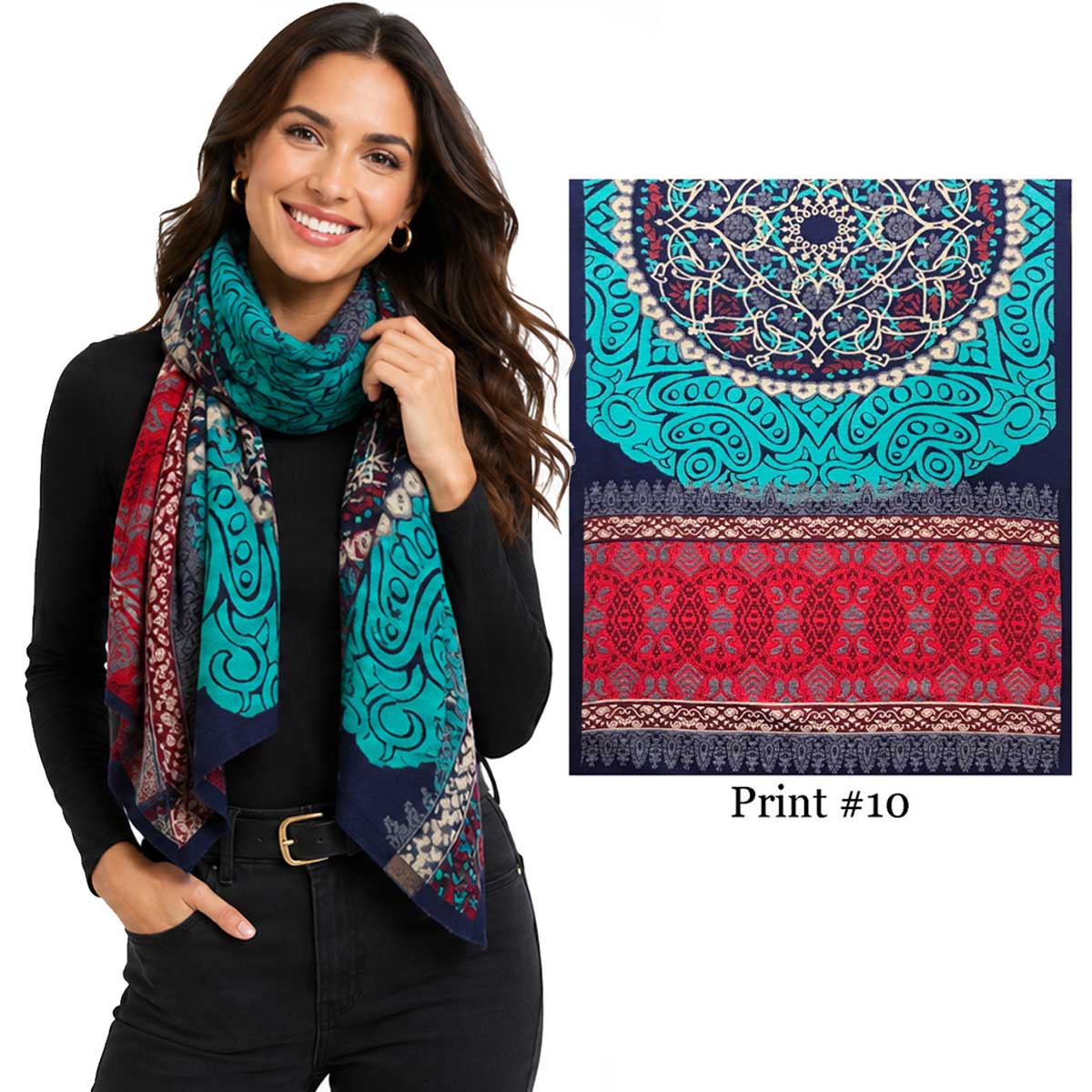 3914/T - Silk Blend Scarves/Shawls