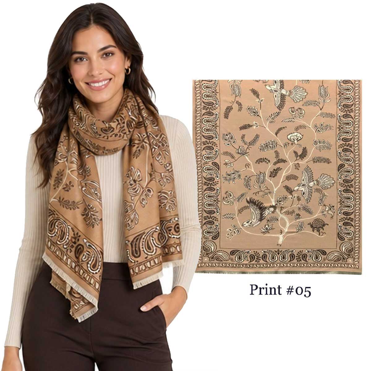 3914/T - Silk Blend Scarves/Shawls