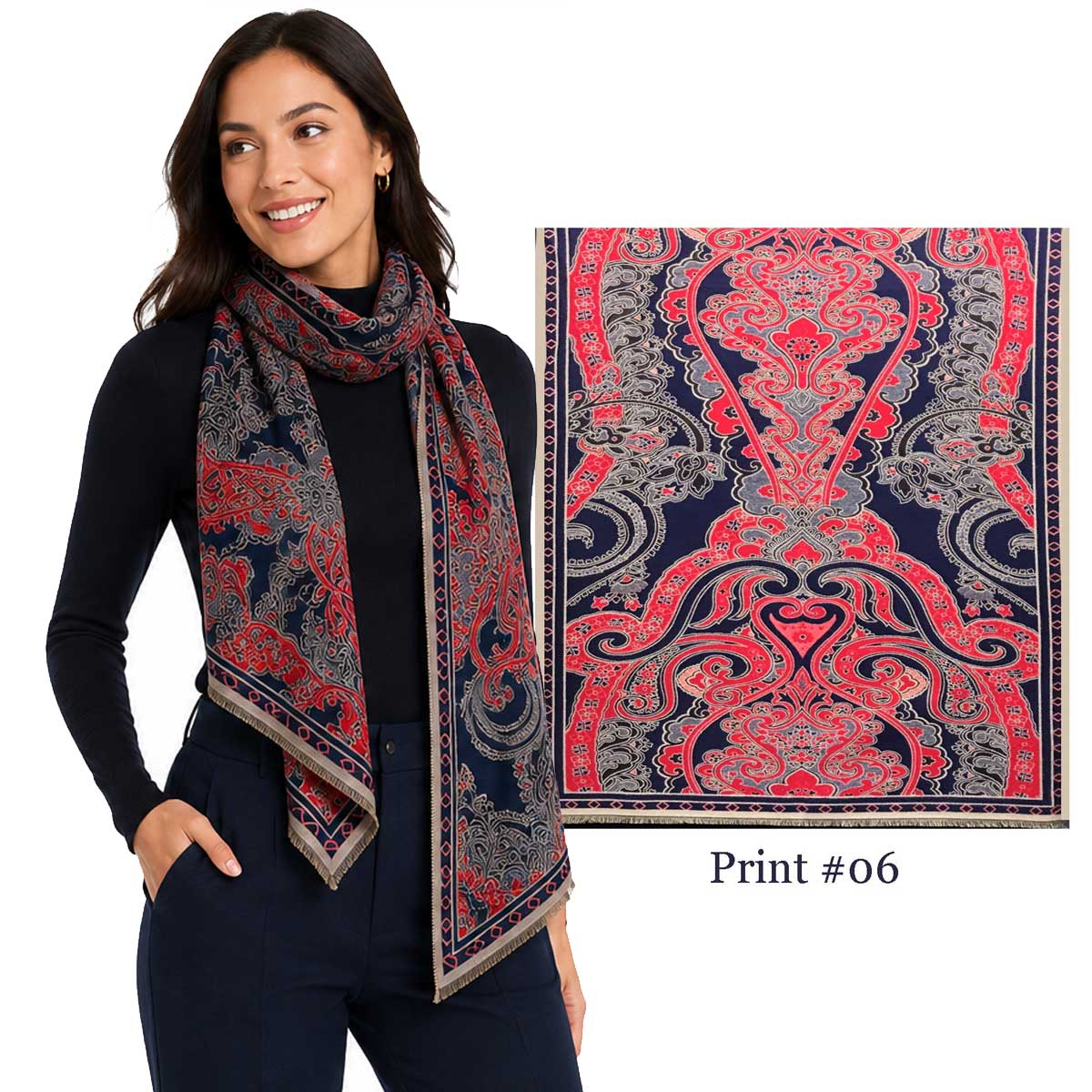 3914/T - Silk Blend Scarves/Shawls