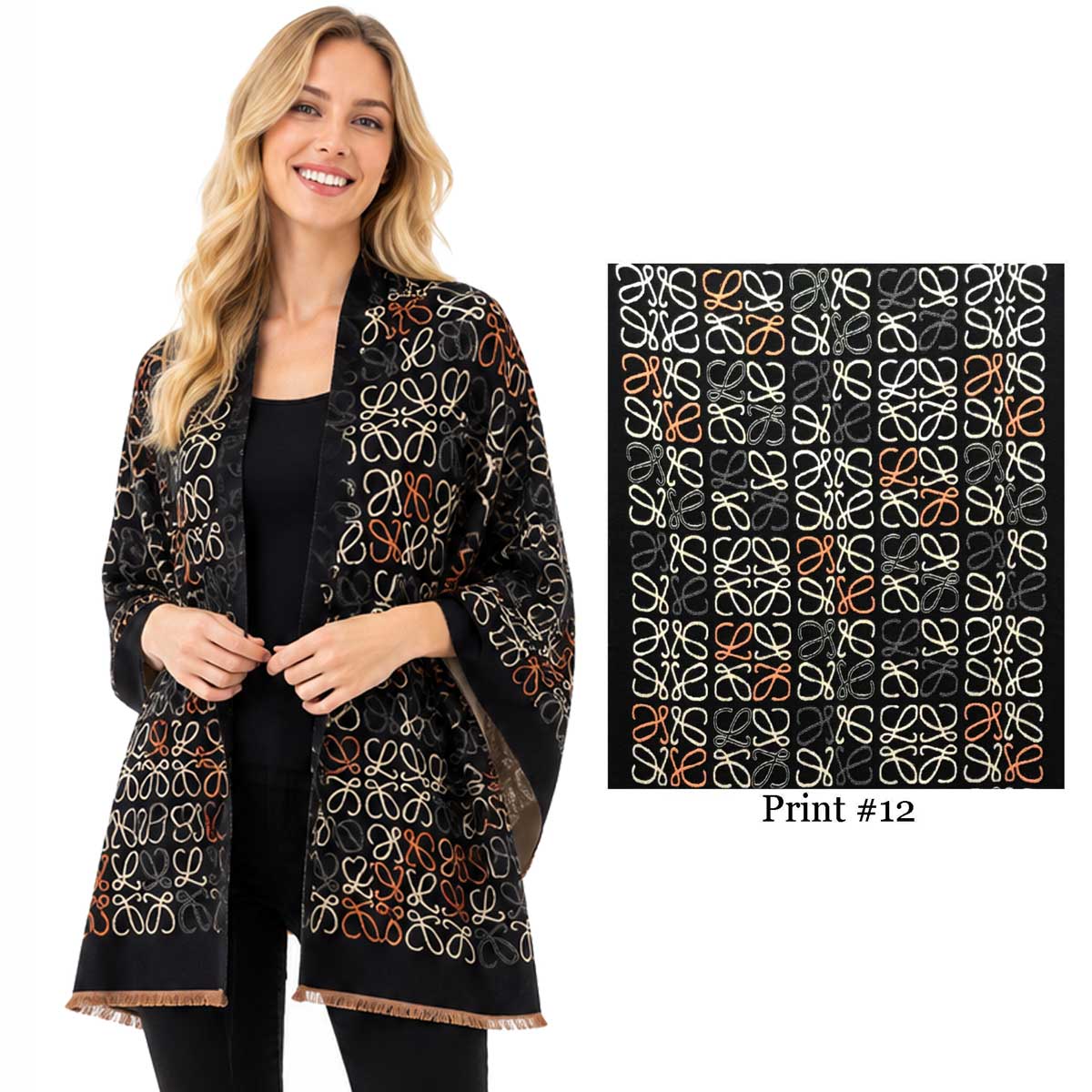 3914/T - Silk Blend Shawls