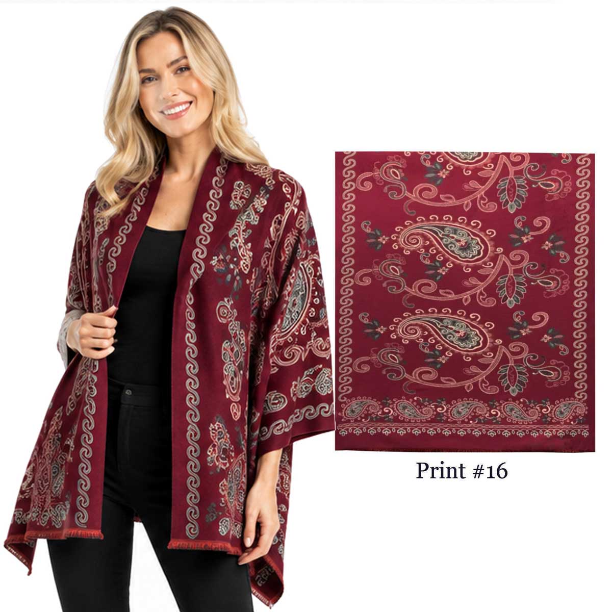 3914/T - Silk Blend Shawls