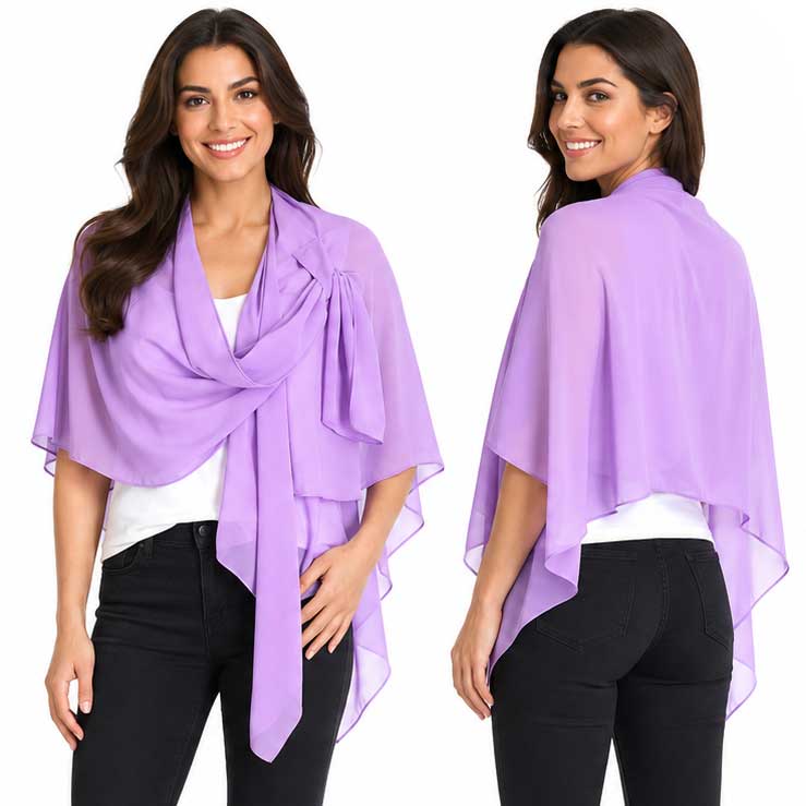 3917/T - Georgette Pull Through Loop Wrap