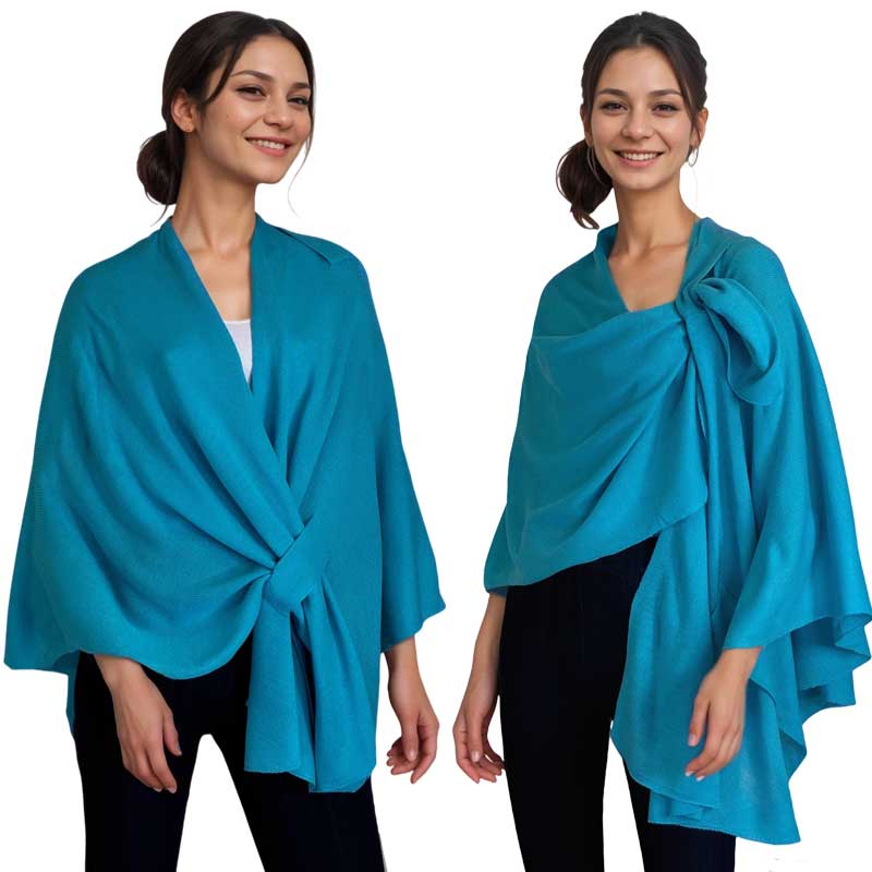 3934 - Cashmere Feel Double Loop Cape