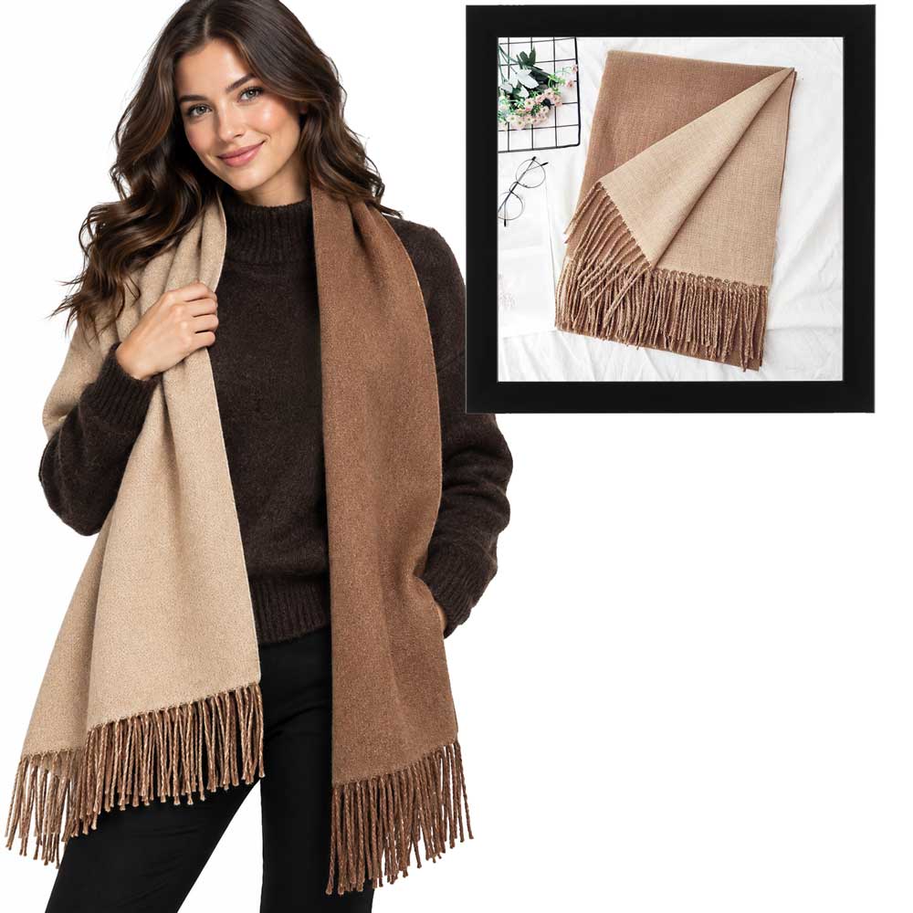 1689 - Double Sided Cashmere Feel Shawls