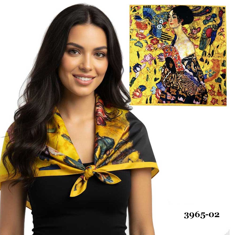 3965 - Art Design Square Scarves