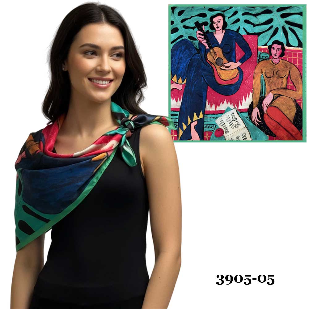 3965 - Art Design Square Scarves