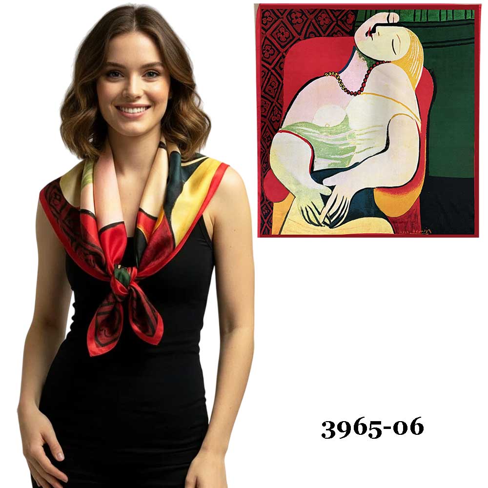 3965 - Art Design Square Scarves