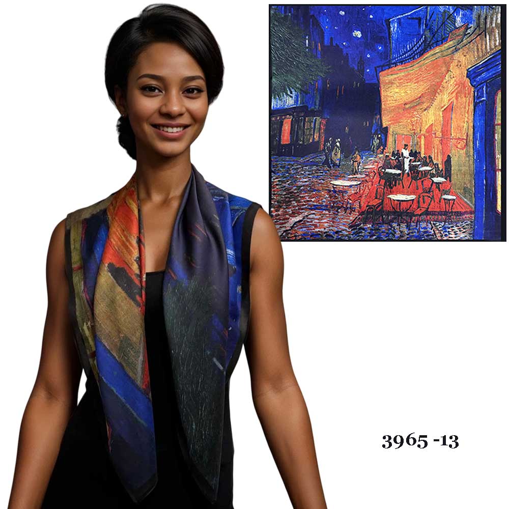 3965 - Art Design Square Scarves