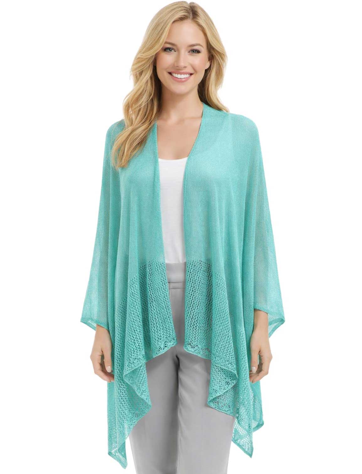 3868 - Mesh Knit Ruana