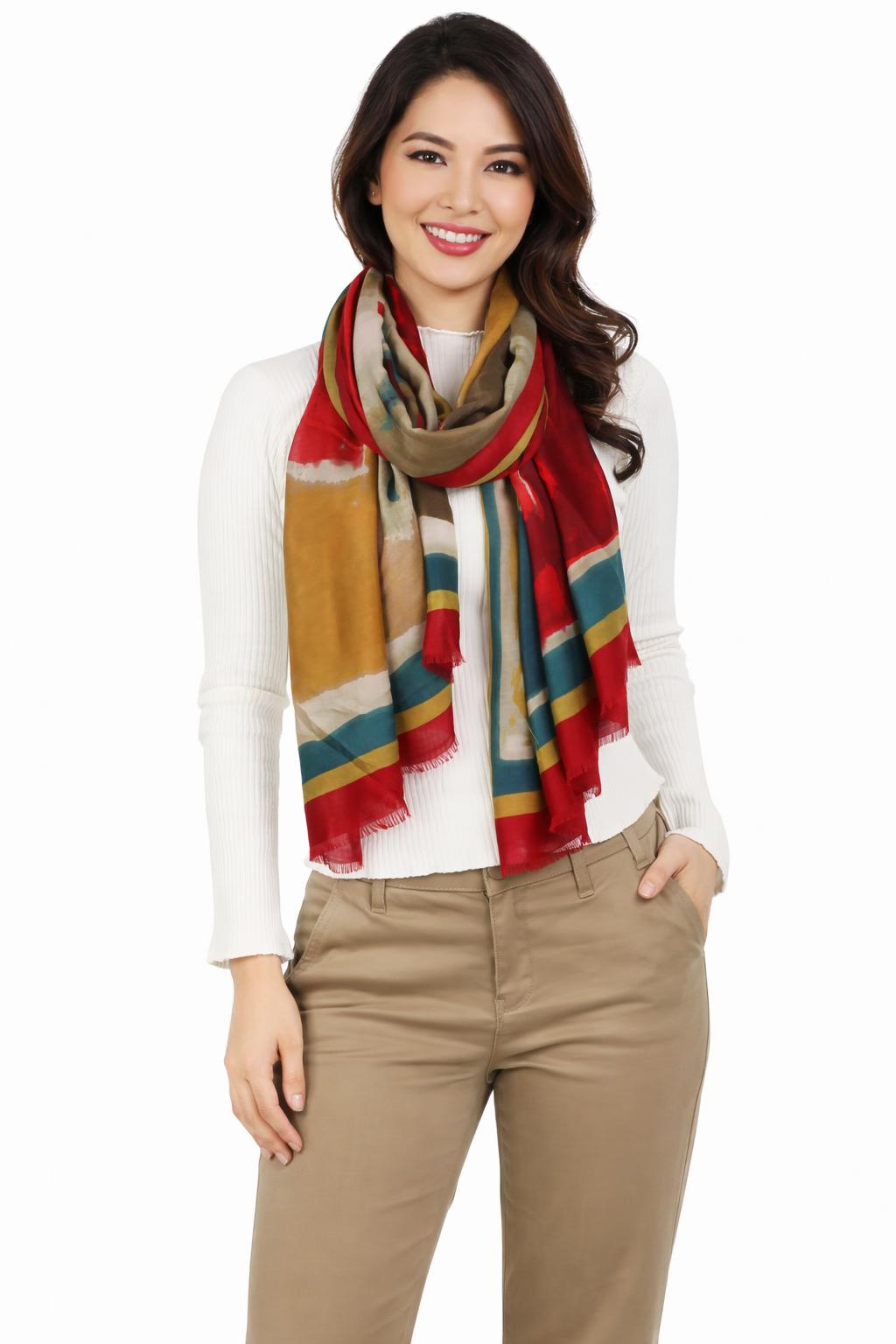 3983 - Bohemian Style Scarves