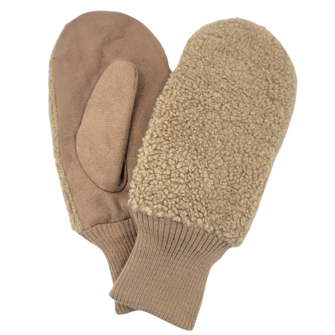 3991 - Sherpa/Suede Mittens