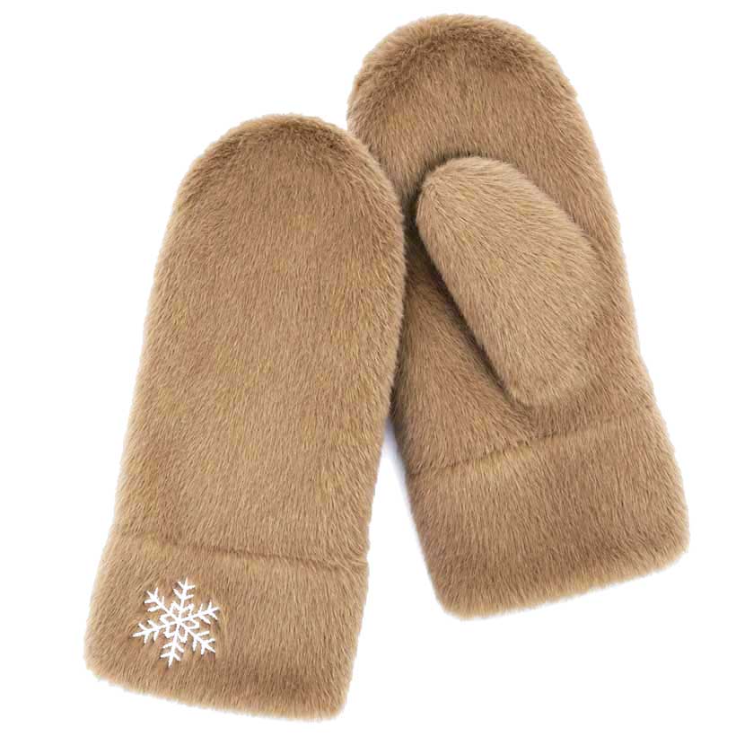 3992 - Snowflake Design Mittens