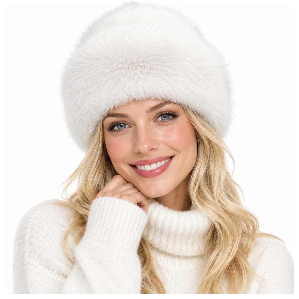3993 - Fur Trimmed Plush Hats