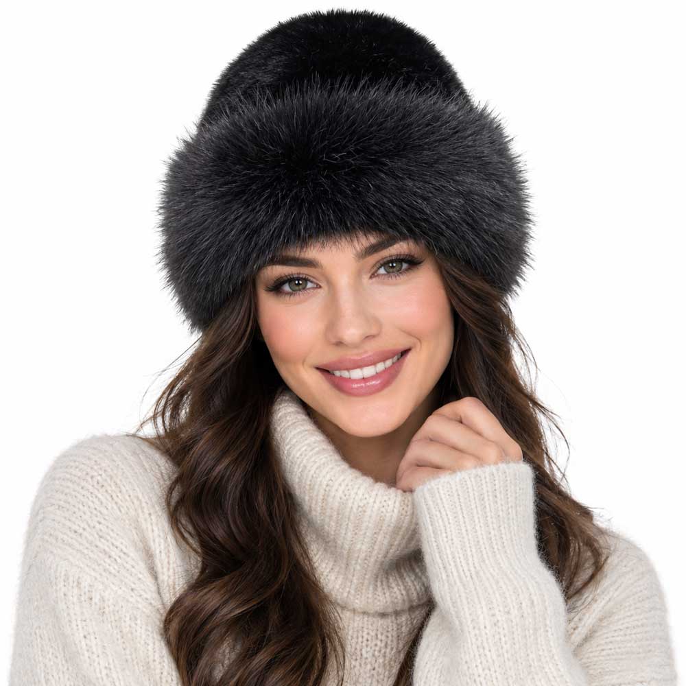 3993 - Fur Trimmed Plush Hats