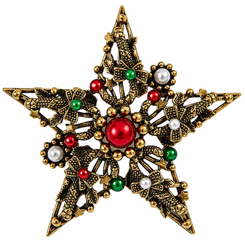 3998 - Brooches for Christmas